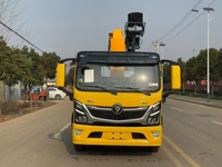 Grúa Montada en Camión Foton 4x2 de Brazo Recto con Sistema Hidráulico Completo, Caja de Cambios y Motor, Capacidad de 4 Toneladas, Altura Máxima de 20 m
