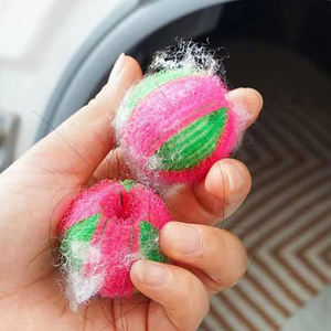 Capsules anti-nœuds en nylon pour enlever les poils d'animaux dans le linge - Élimine efficacement les peluches et les poils - Product Image 3