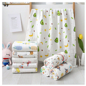 Wf 2026 Hot Bán Phim Hoạt Hình Mô Hình In Mềm Mại Thoáng Khí 100% Hai Lớp Poplin Vải Trọng Lượng Trung Bình Trẻ Em Ăn Mặc - Product Image 1