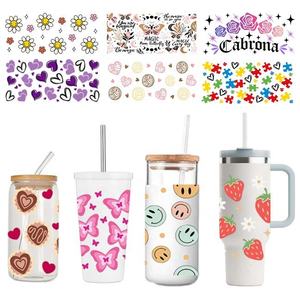 Autocollants UV DTF personnalisés pour gobelets en verre, motif <span class=keywords><strong>Maman</strong></span> Enseignante, transferts UV DTF pour gobelets, vente en gros - Product Image 6