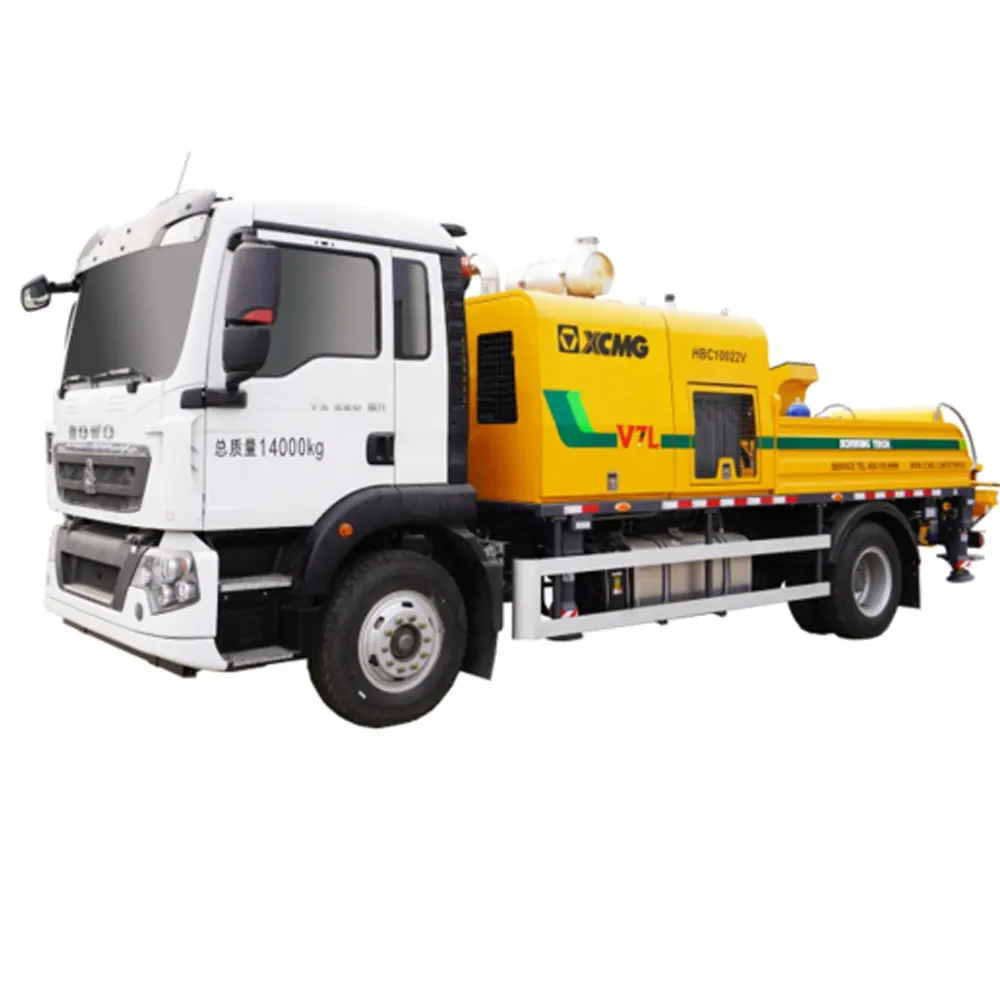 Cina migliore qualità camion montato linea di cemento pompa per la vendita
