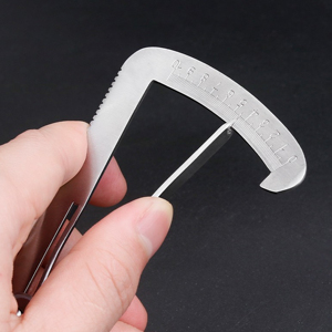 Calibrador de Medição para Implantes Dentários em Aço Inoxidável com Fonte de Alimentação Manual para Laboratório Odontológico 0-10 mm - Product Image 3