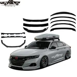 Außen zubehör enthalten Seitens ch weller Heckspoiler Spoiler Front stoßstange Lip Splitter Für Honda Accord