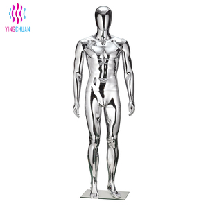 <span class=keywords><strong>Mannequin</strong></span> <span class=keywords><strong>femme</strong></span> sur pied en fibre de verre, Chrome doré, <span class=keywords><strong>Mannequin</strong></span> <span class=keywords><strong>femme</strong></span> - Product Image 6