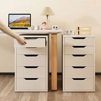 Meuble de rangement commercial en bois moderne et minimaliste avec tiroirs verrouillables, organisateur de bureau sous le bureau pour employés et ateliers Clear Yang