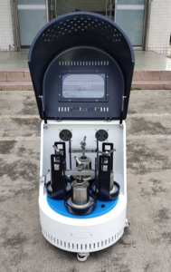 Fraiseuse à billes verticale de laboratoire Moulin à billes planétaire à arc semi-circulaire de broyage de poudre pour batterie à semi-conducteurs - Product Image 2