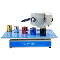 Machine numérique automatique d'estampage à chaud de surface en cuir PVC Machine d'impression de feuilles d'or pour cartes papier Imprimante d'estampage de feuilles d'or