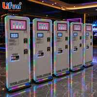 Distributeur de pièces intelligent haute capacité LIFUN avec écran tactile LCD publicitaire, changeur de jetons automatique, machine de vente à double billet