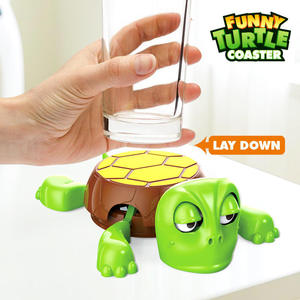 Posavasos Divertidos de Tortuga 3D, Adorno de Escritorio, Juguete, Base para Taza de Café, Alivia el Estrés - Product Image 5