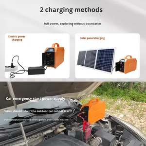 Estación de Energía Solar de Emergencia para Coche 200W 220V con Batería de Plomo-Ácido para Exteriores y Protección Contra Sobretensión EG003PB - Product Image 2