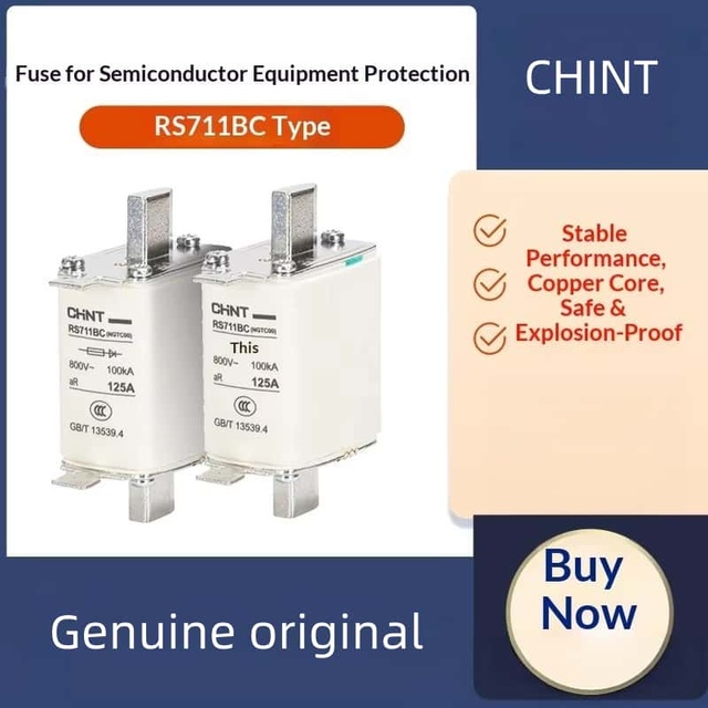 CHINT Fast-Acting Low-Voltage Fuse RS711BC (NGTC00) 100/125A Made in China