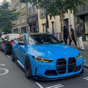 M3 G80 labio delantero M estilo fibra de carbono alerón de parachoques delantero para <span class=keywords><strong>BMW</strong></span> G80 M3 G82 M4 2022 + piezas de coche de fibra de carbono <span class=keywords><strong>Real</strong></span> - Product Image 6