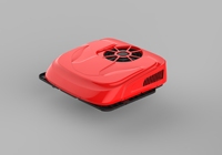 Climatiseur de stationnement intégré sur le toit, compresseur rotatif, moteur sans balais avec filtre lumineux, pour camion, camping-car, 12v, 24v