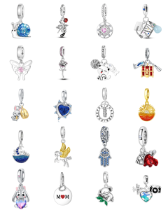 Ciondolo a Forma <span class=keywords><strong>di</strong></span> Cuore in Argento Placcato <span class=keywords><strong>Oro</strong></span> con Zirconi, Taglio Rose, Certificato GDTC, Gioiello Unisex per Uso Quotidiano - Product Image 2