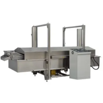 Fried food, is equipped with automatic double-machine frying machine
