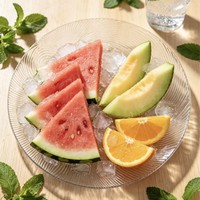 Assiette décorative peu profonde en plastique transparent solide, style Instagram frais et mignon, pour la maison, les fêtes, les pique-niques en extérieur, polyvalente