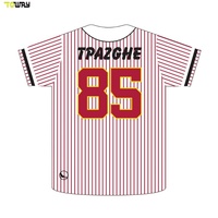 Maillot de baseball unisexe personnalisé BETHERIVAL - Respirant, séchage rapide, antibactérien, grandes tailles, 100 % polyester, motif uni