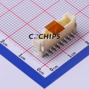 BM08B-PASS-TFT(LF)(SN) Wire-to-Board Pin Header SMD,P=2mm Connector 1x8P 2mm Vertical Mount PA - Product Image 1