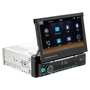 Điều khiển bằng tay 7 "không dây Android Car Player với Bluetooth/SD/RDS/USB/chức năng màu đỏ cho xe MP5 Máy nghe nhạc