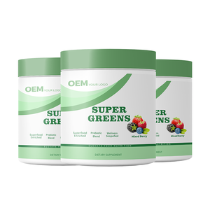 100% Puro Polvo Vegetal Mixto Superalimento Verde en Polvo Fórmula y Empaque Personalizados Ventaja de Costo al por Mayor y Suministro Estable - Product Image 1