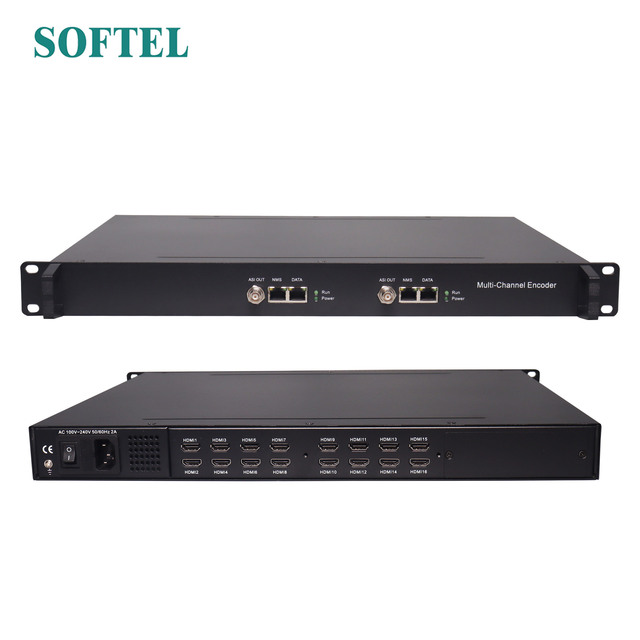 8/16 Canales Codificador H264/h265 hd Encoder Encoder IPTV