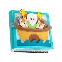 Livre d'activités Montessori en feutre personnalisé pour bébés, avec histoires bibliques, pour tout-petits et enfants, jouet éducatif sensoriel pour moments calmes