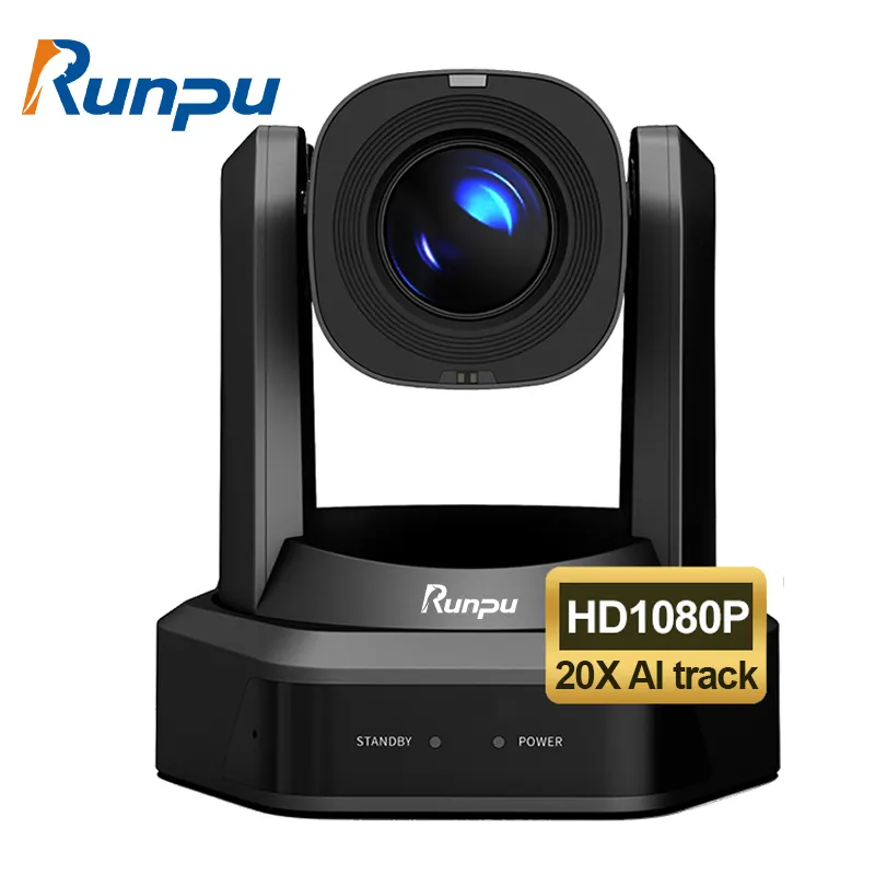 Runpu F20S ProfessionalフルHD20xズームPTZカメラビデオ会議カメラ、3G-SDI HD M1 USB、教会イベント用