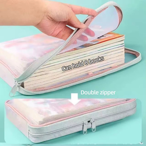 Qetesh lưới vải tập tin túi ba lớp tách chủ đề Túi cho phân loại Kiểm tra giấy và cuốn sách lưu trữ - Product Image 6