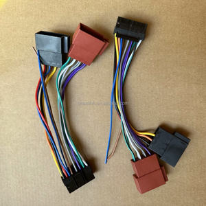 Faisceau de câbles standard ISO pour <span class=keywords><strong>autoradio</strong></span> CD <span class=keywords><strong>Sony</strong></span> ancien, faisceau de câbles audio stéréo, <span class=keywords><strong>adaptateur</strong></span> de connecteur, câble - Product Image 2