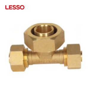 Raccords en T LESSO à propriétés antimicrobiennes naturelles, haute durabilité et résistance à l'usure, <span class=keywords><strong>réducteur</strong></span> en T en cuivre pour raccordement <span class=keywords><strong>de</strong></span> tuyaux - Product Image 2