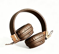 Casque sans fil rétro classique en métal BT5.4 avec transducteur dynamique, audio HiFi, sans latence, pour le gaming, design pliable, audiophile, pour téléphone portable