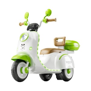 Triciclo Eléctrico para Niños de 2 a 4 Años, Motocicleta de Juguete con Batería, Construcción de Plástico, Unisex para Niños y Niñas - Product Image 1
