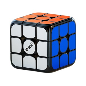 Qiyi 3x3 Magnetic Rubik's <b>Cube</b> Black Speedcube Puzzle Toy For Teenagers 8 To 13 Years Unisex <b>Magic</b> <b>Cube</b> - Product Image 1