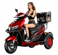 Tricycle à essence haute performance 150cc, conception à pédales, utilisation passager, structure anti-usure, pneus de 10 pouces, vitesse maximale >80 km/h