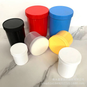 Contenedor de Almacenamiento de Plástico de 100 ml, 250 ml, 500 ml, Boca Ancha, Redondo, de Grado Alimenticio, Ecológico, Cubo de Embalaje General - Product Image 2