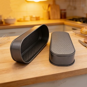 Oval Non Stick Toast Mold Carbon Steel Springform Pan Rectangle Baking Dish For Cake And Bread Oven Safe - Product Image 4