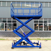 Plateforme élévatrice électrique hydraulique à ciseaux fixe CHANGDING CFY-3T en acier au manganèse haute résistance, 3-5m/min pour chargement/déchargement