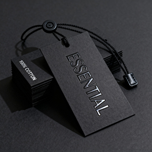 Étiquettes d'Entretien Personnalisées pour Vêtements, Lavables, avec Logo Imprimé, en Polyester Doux, pour le Branding Vestimentaire - Product Image 1