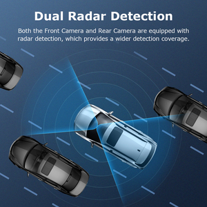 กล้องติดรถยนต์ GPS 6MP พร้อมระบบตรวจจับเรดาร์ 24/7 สำหรับการเฝ้าระวังขณะจอดรถ มองเห็นได้ทั้งด้านหน้าและด้านหลังในเวลากลางคืน บันทึกอัตโนมัติด้วยปุ่มเดียว - Product Image 6