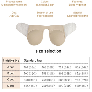 Reggiseno invisibile Push up con motivo rosa traspirante autoadesivo <span class=keywords><strong>Lingerie</strong></span> <span class=keywords><strong>da</strong></span> <span class=keywords><strong>sposa</strong></span> Sexy <span class=keywords><strong>Lingerie</strong></span> - Product Image 4