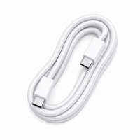 Câble USB-C vers USB-C tressé en nylon de 1 m (3,3 pi) 60 W avec conducteur en cuivre pur, charge rapide 3A pour iPhone et téléphone portable