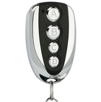 Télécommande universelle pour porte de garage, code d'apprentissage, automatique, voiture, 4 boutons, clé 315/433 MHz