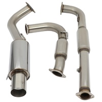 Échappement arrière N1 en acier inoxydable pour Mitsubishi Eclipse Talon 1995-1999 avec embout de silencieux de 4,5 pouces