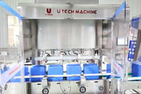 Machine de remplissage de pâte lubrifiante linéaire servo-automatique 10L-20L pour liquides visqueux, ligne de production avec prix compétitif