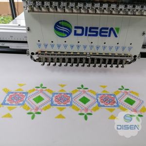 Machine à broder plate à tête unique à grande vitesse Disen 1201L 500x1200mm, livraison à domicile, pour chapeaux, t-shirts, etc., ordinateur 50*120cm - Product Image 3