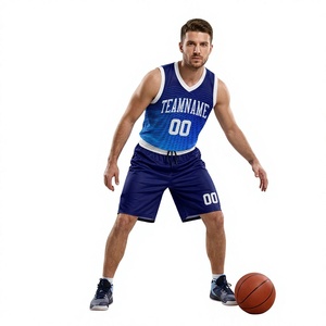 Uniforme de Baloncesto Personalizado Unisex con Nombre del Equipo 00, Conjunto de Camiseta sin Mangas con Cuello en V y Pantalones Cortos, Impresión por Transferencia de Calor, Transpirable - Product Image 1