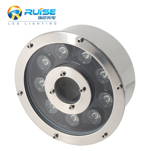 2020 nóng bán dẫn đài phun nước vòi phun ánh sáng DMX kiểm soát 9*3W 2700-6500K IP68 đánh giá RS-UW9W-F 50 AC/DC 12/24V 12V/24V 50000 - Product Image 3