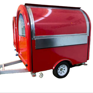 Chariots de cuisine mobiles pour en-cas en plein air avec construction en acier inoxydable Capacité personnalisable Équipement de cuisson entièrement équipé - Product Image 1