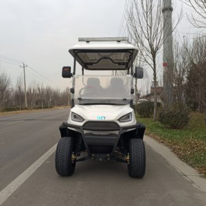 Voiturette de golf électrique 4 places, directement d'usine, nouveau design, 72V Lithium, roue de voiturette de golf 48V Evolution pour une chasse économe <span class=keywords><strong>en</strong></span> carburant - Product Image 2