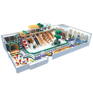 168 m² 4.5M de hauteur Guangzhou Orange <span class=keywords><strong>Rainbow</strong></span> Softplay Trampoline Soft Play Play Play Ground - Product Image 1